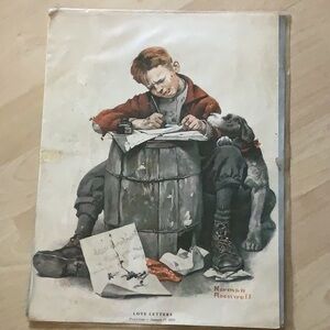 💜 Norman Rockwell Print Unframed